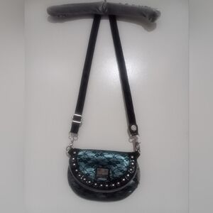 COPY - Pre-owned Vintage Y2K Betsey Johnson Blue  Lace Betseyville Crossbody Bag